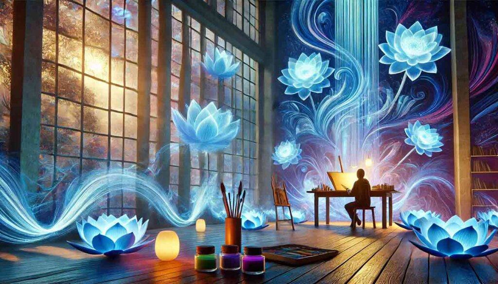 Blue Lotus & Creativity: Unlocking Artistic Flow States