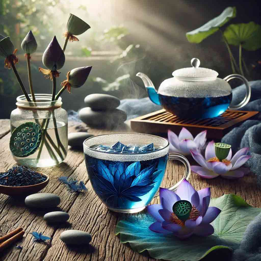 How Blue Lotus Tea May Support Stress Reduction